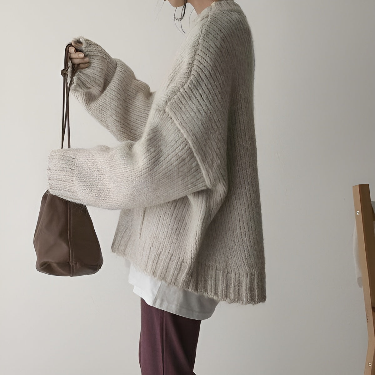 Elunzo™ |Oversized kosestrikkegenser