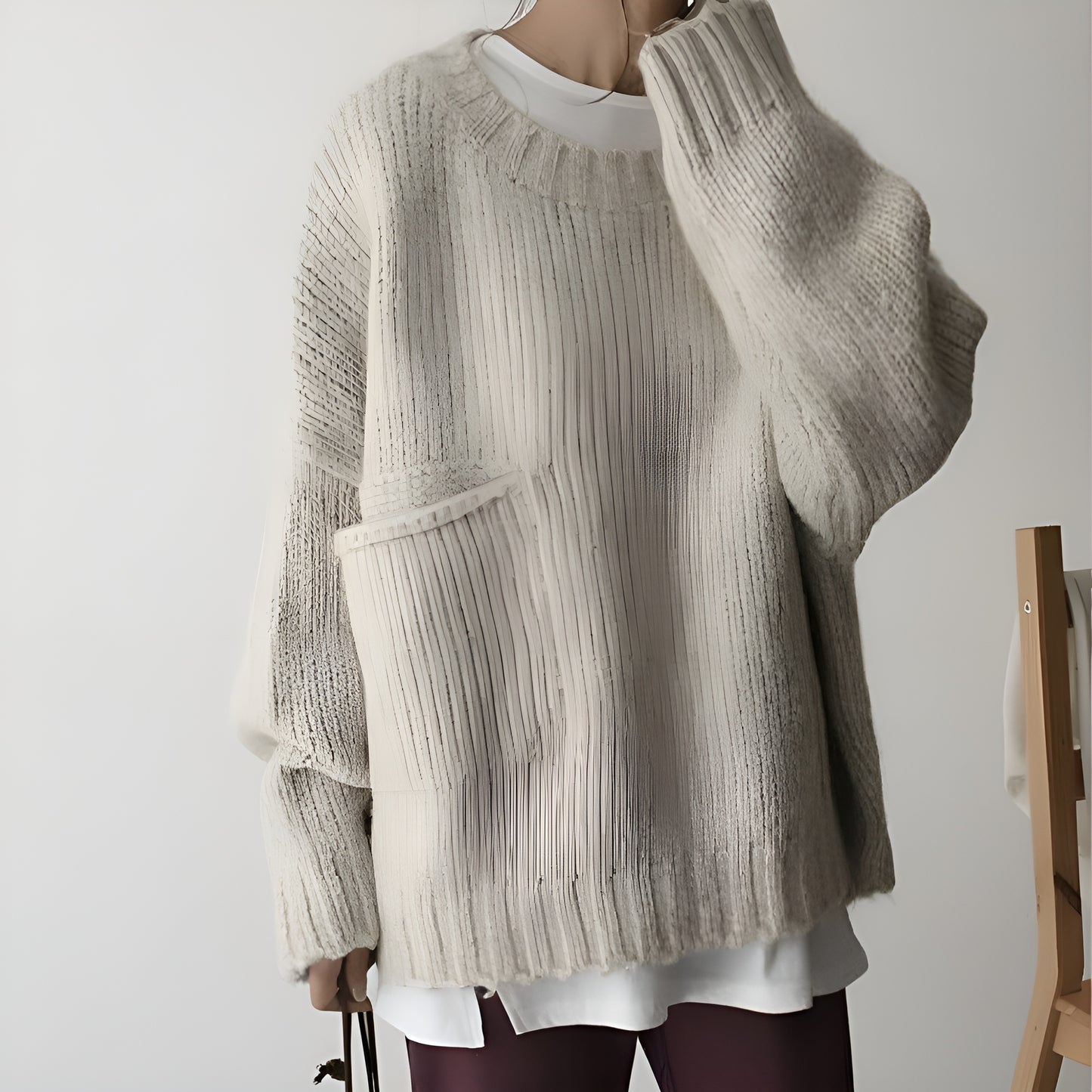 Elunzo™ |Oversized kosestrikkegenser