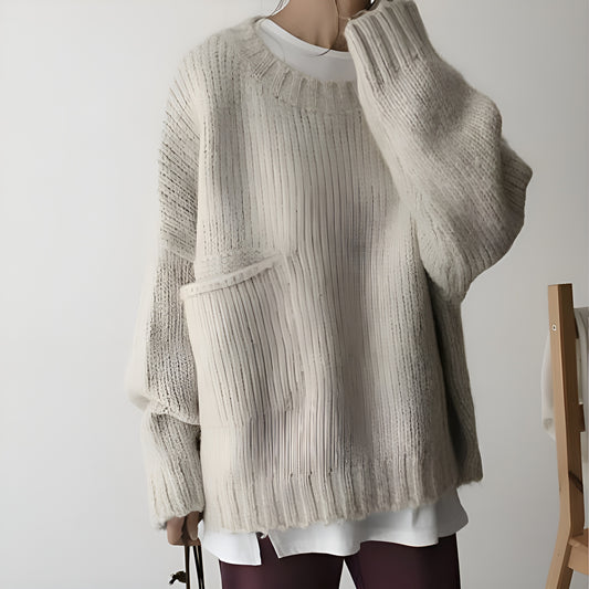 Elunzo™ |Oversized kosestrikkegenser