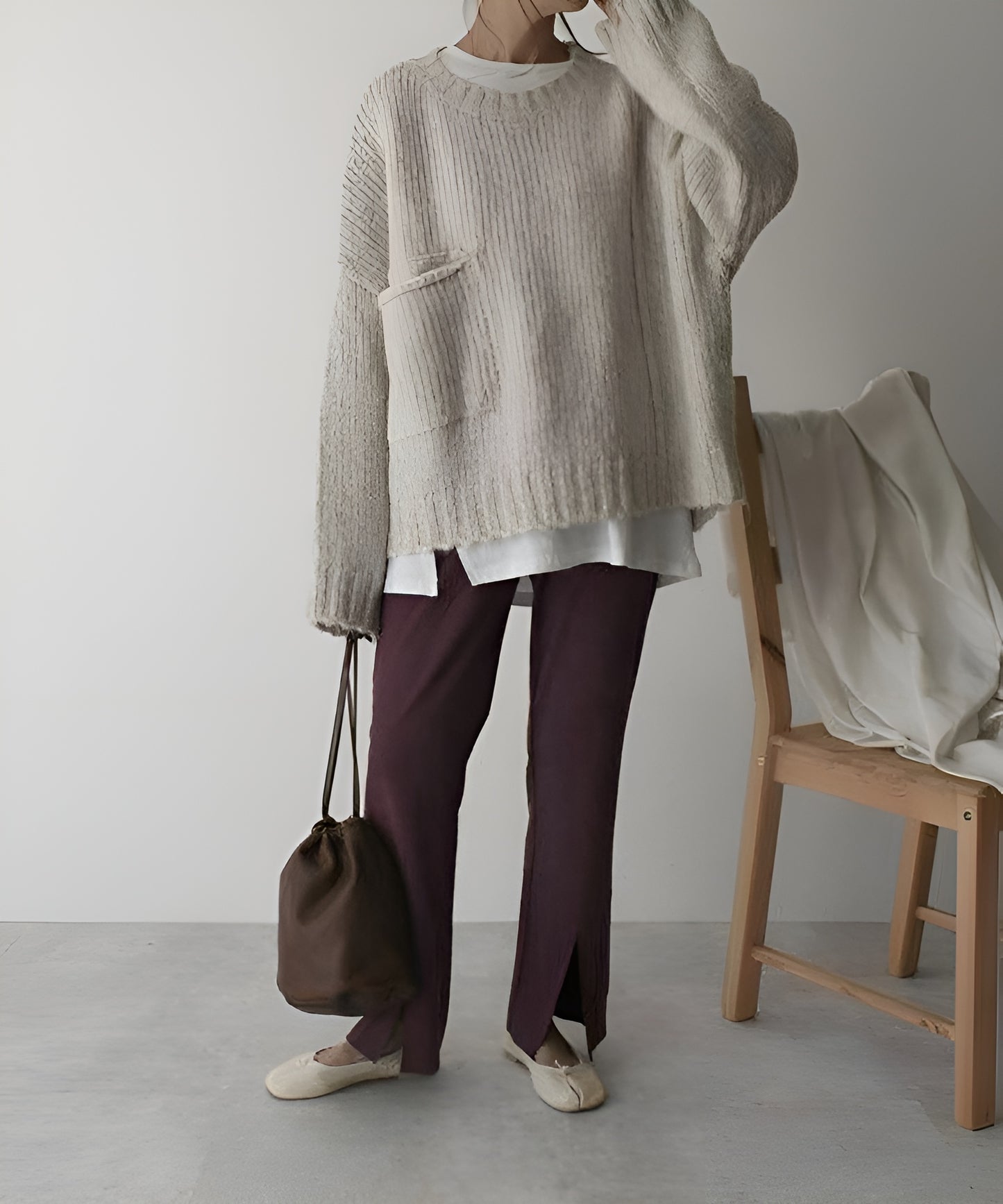 Elunzo™ |Oversized kosestrikkegenser