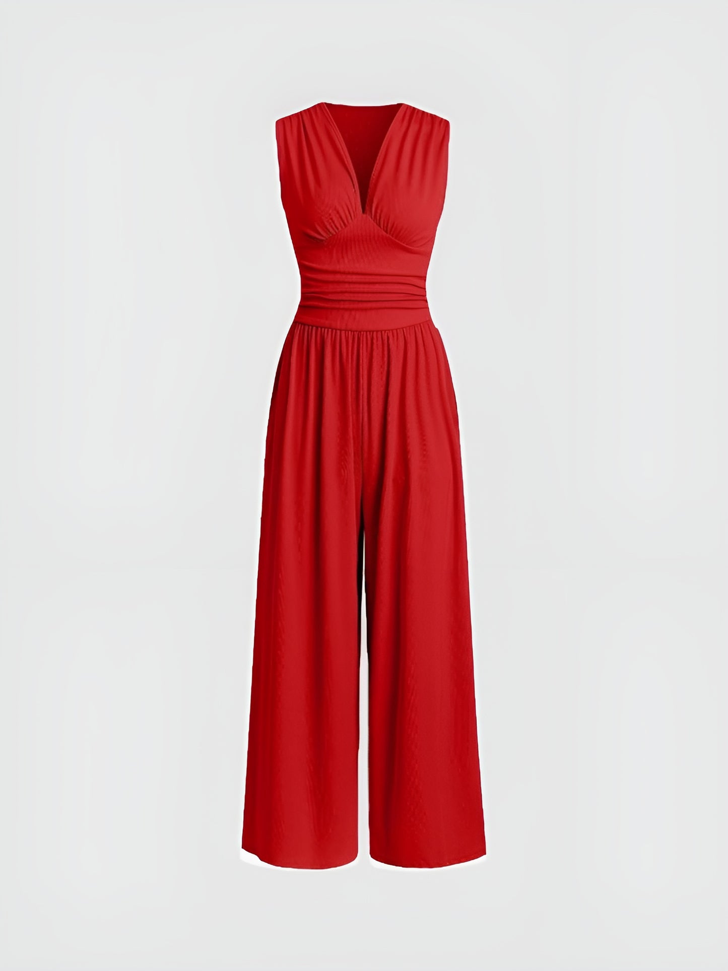 Elunzo™ - Elegant ermeløs jumpsuit