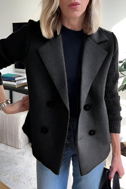 Elunzo™ | Ermeløs strikkeblazer