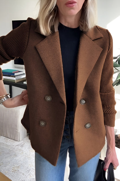 Elunzo™ | Ermeløs strikkeblazer