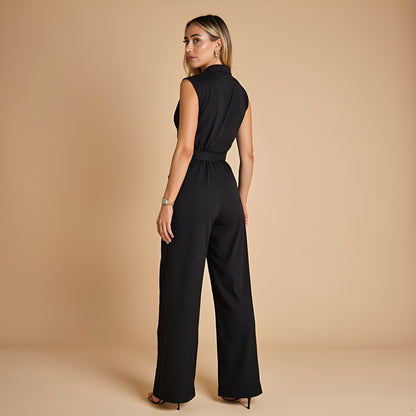 Elunzo™ | Ermeløs jumpsuit med tidløs eleganse