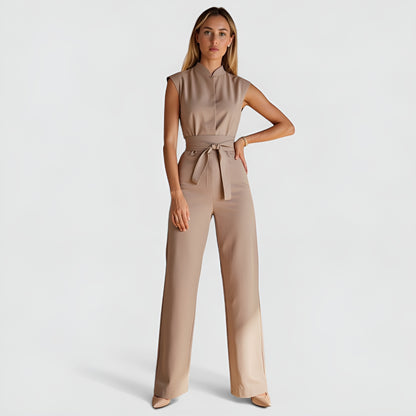 Elunzo™ | Ermeløs jumpsuit med tidløs eleganse
